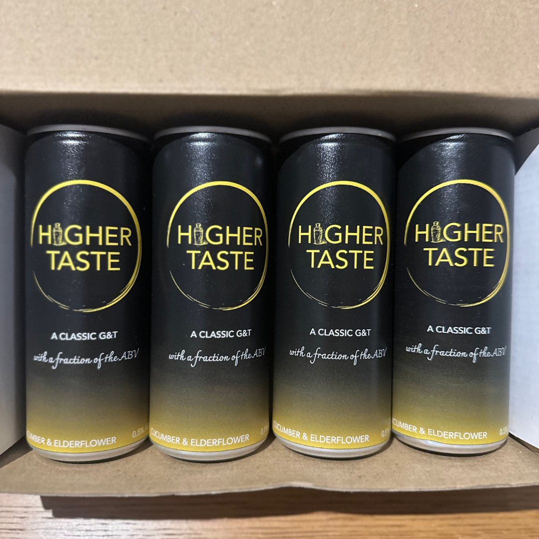 Non-Alcoholic G&T - Cucumber & Elderflower - 4 pack