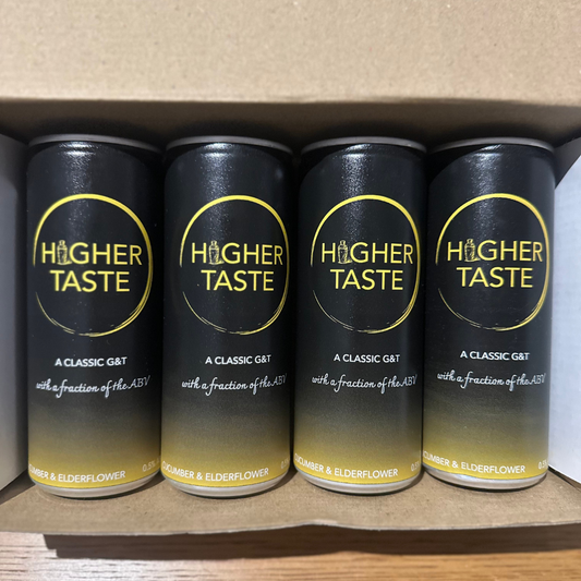 Non-Alcoholic G&T - Cucumber & Elderflower - 4 pack